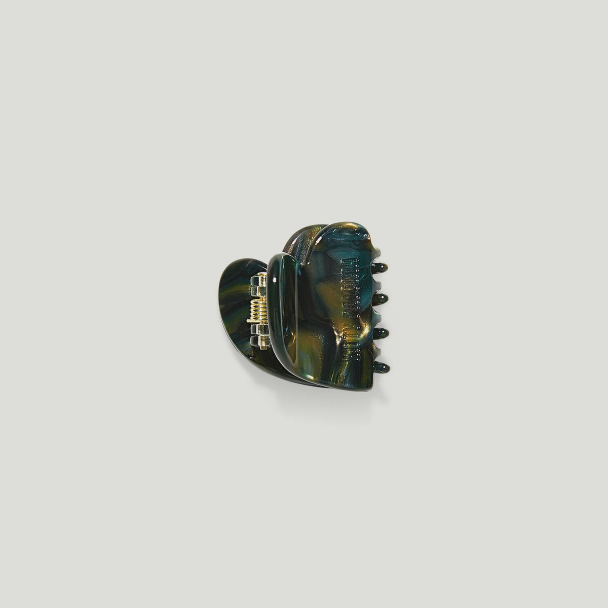 Mini Sculptural Green Tortoiseshell