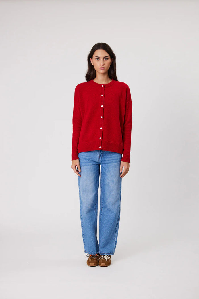 Tali Cardigan - Brick