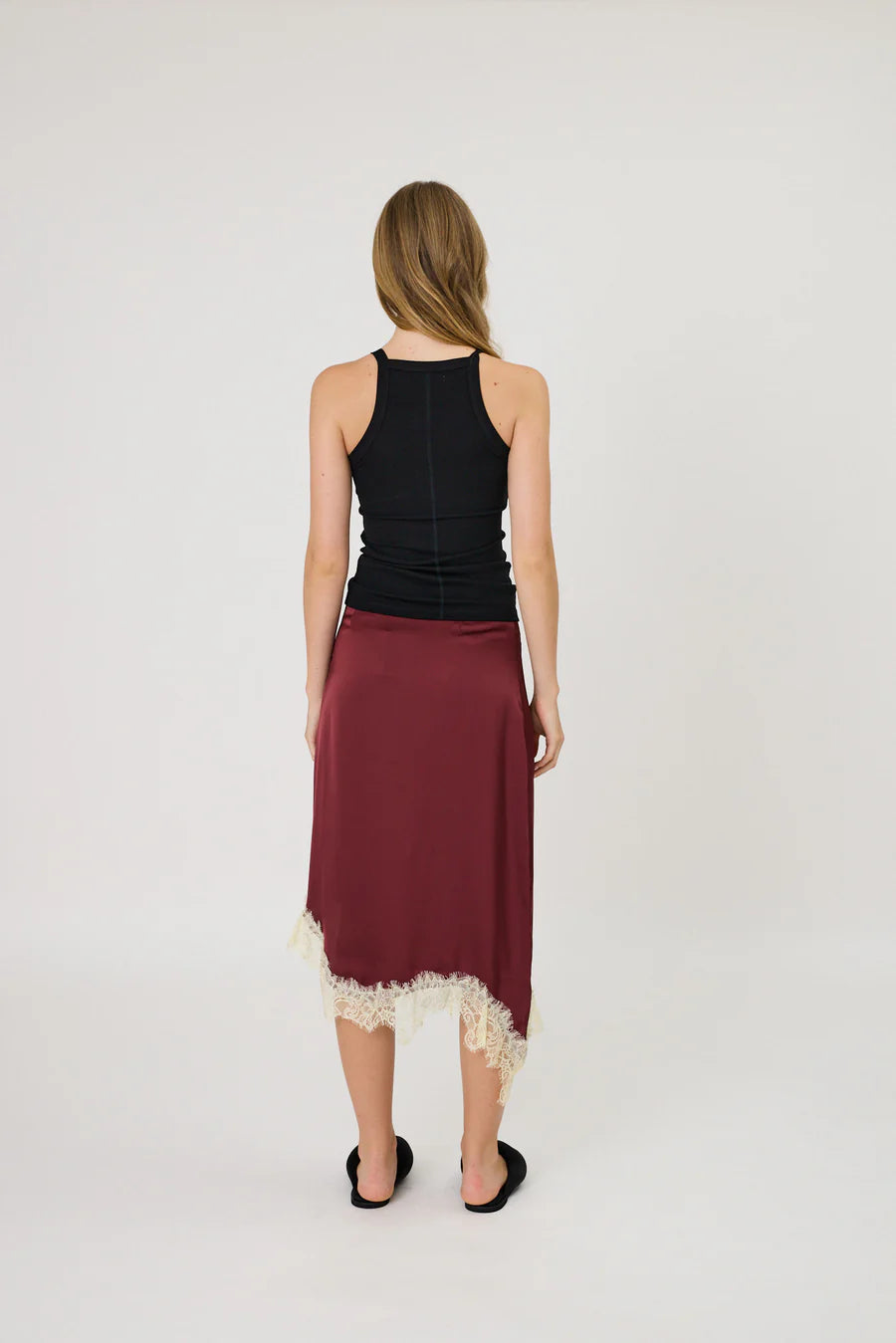 LARA SKIRT - POMEGRANATE