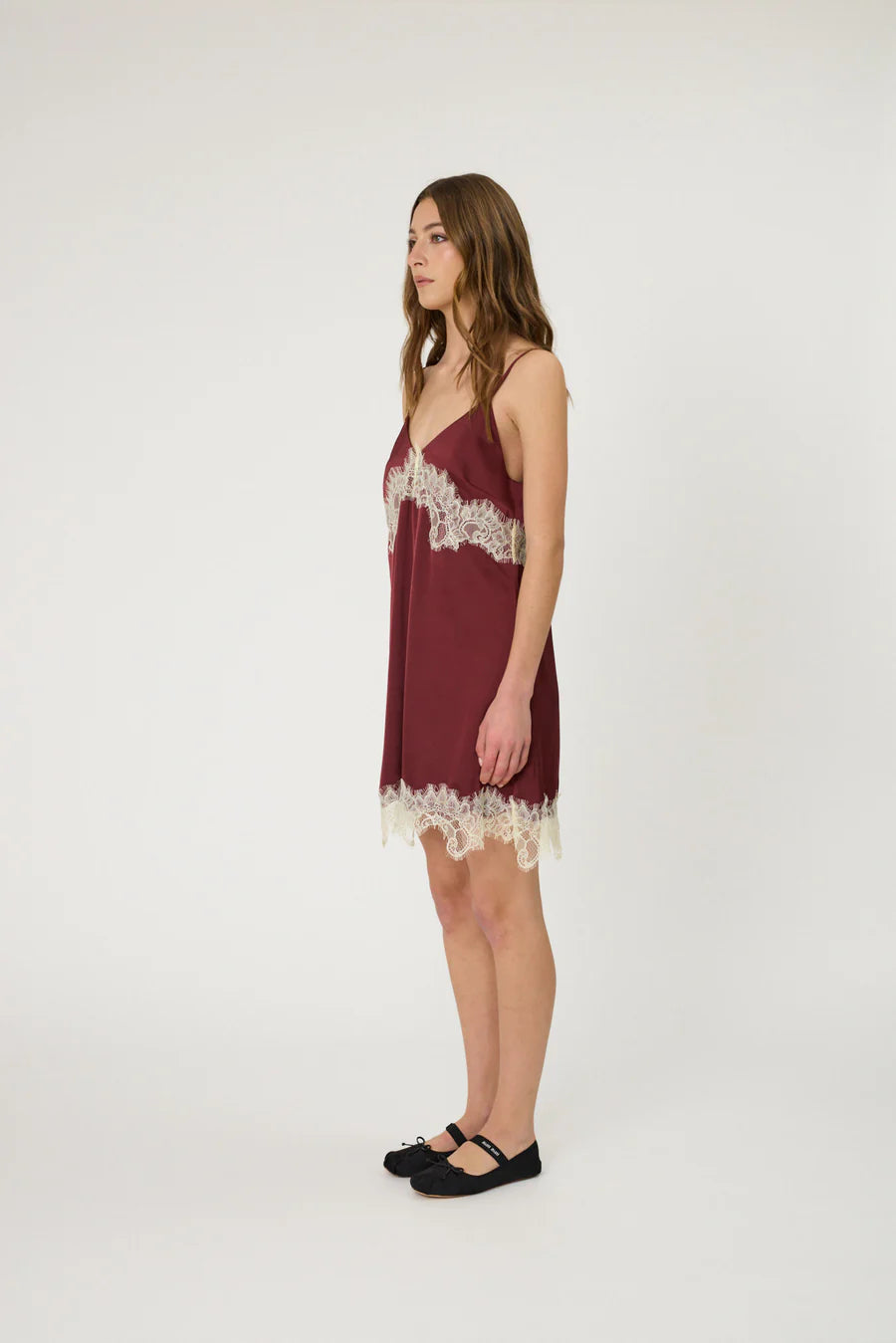 LARA MINI DRESS - POMEGRANATE