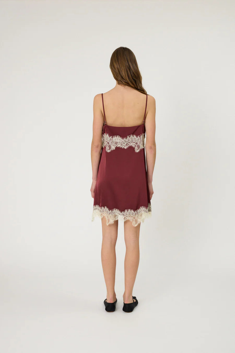 LARA MINI DRESS - POMEGRANATE