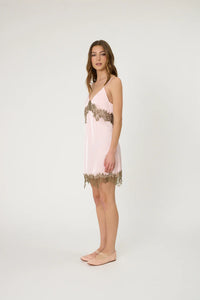 LARA MINI DRESS - BLUSH
