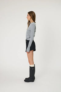 DENVER LONG SLEEVE - GREY MARLE
