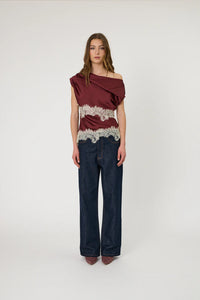 LARA TOP - POMEGRANATE