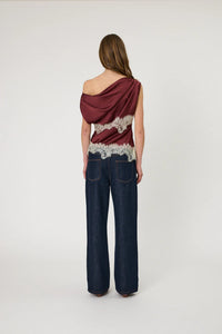 LARA TOP - POMEGRANATE