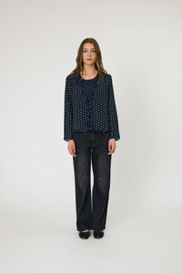ADINA TOP - INDIGO SPOT