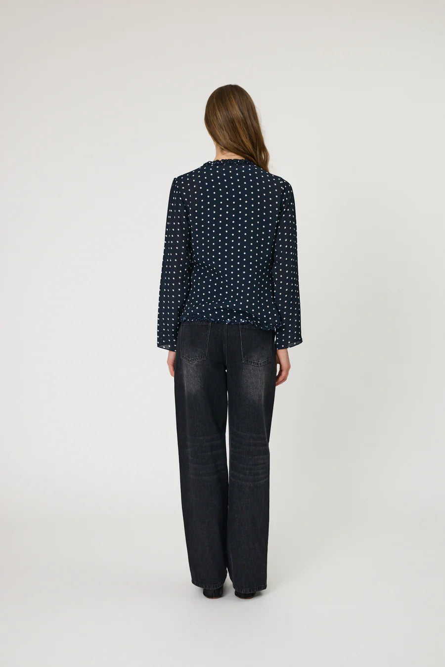 ADINA TOP - INDIGO SPOT