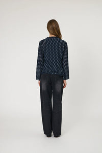 ADINA TOP - INDIGO SPOT