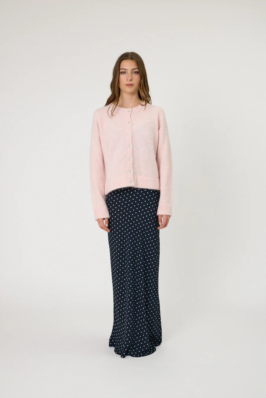 RYDER CARDIGAN - BLUSH