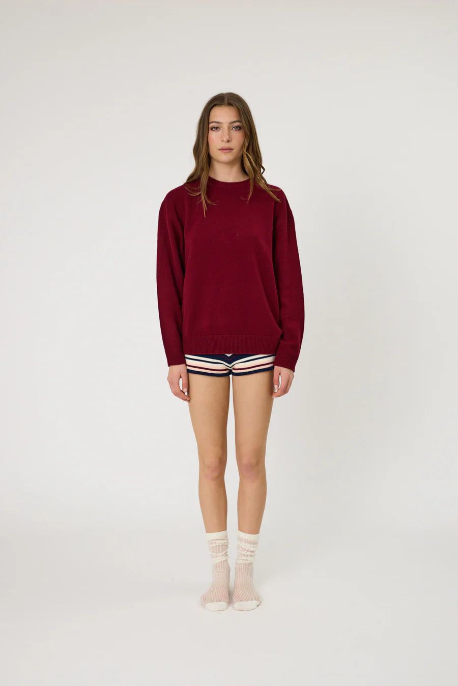 KENNEDY KNIT - POMEGRANATE