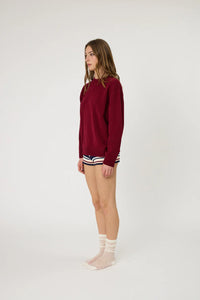 KENNEDY KNIT - POMEGRANATE