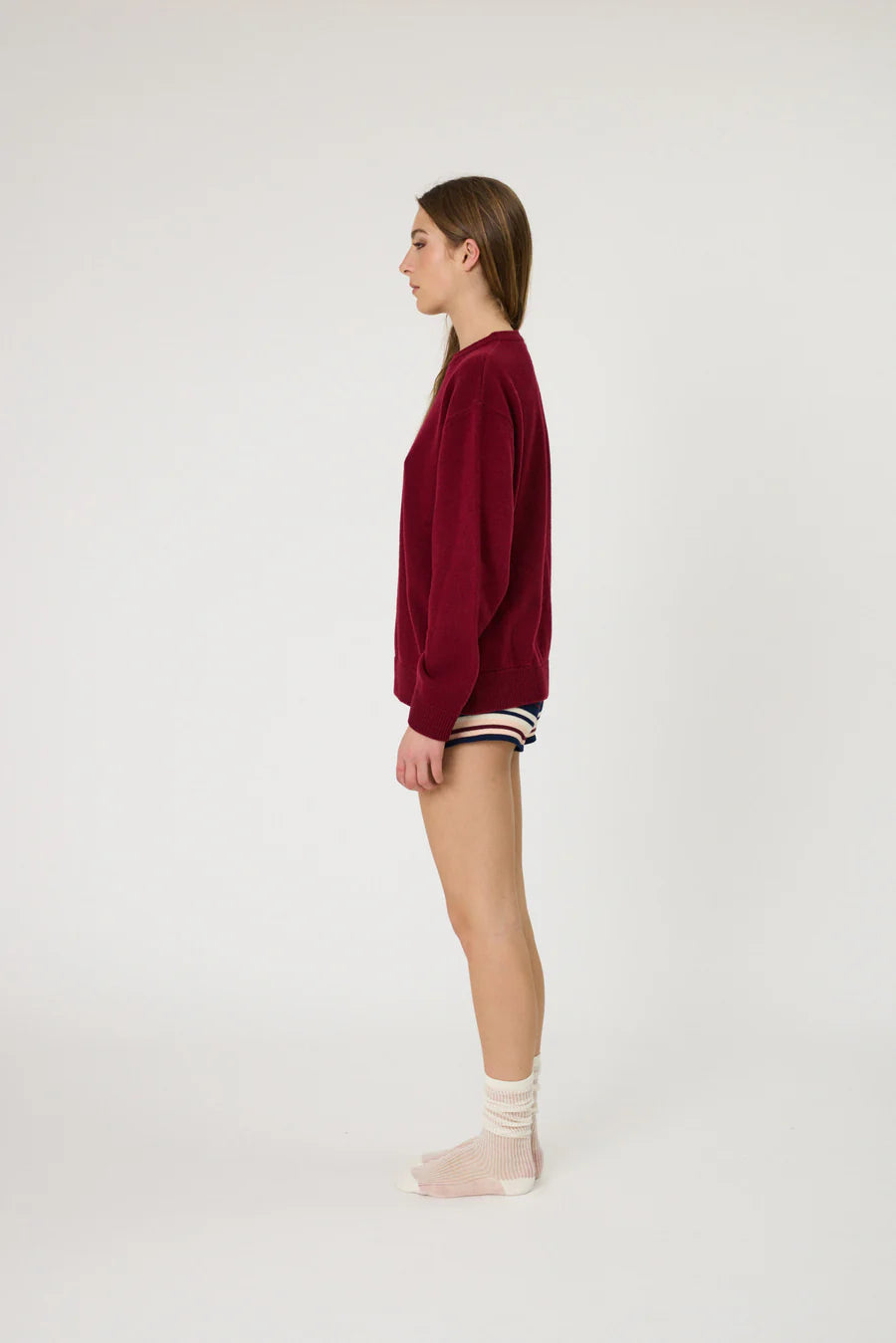 KENNEDY KNIT - POMEGRANATE