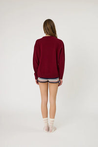 KENNEDY KNIT - POMEGRANATE