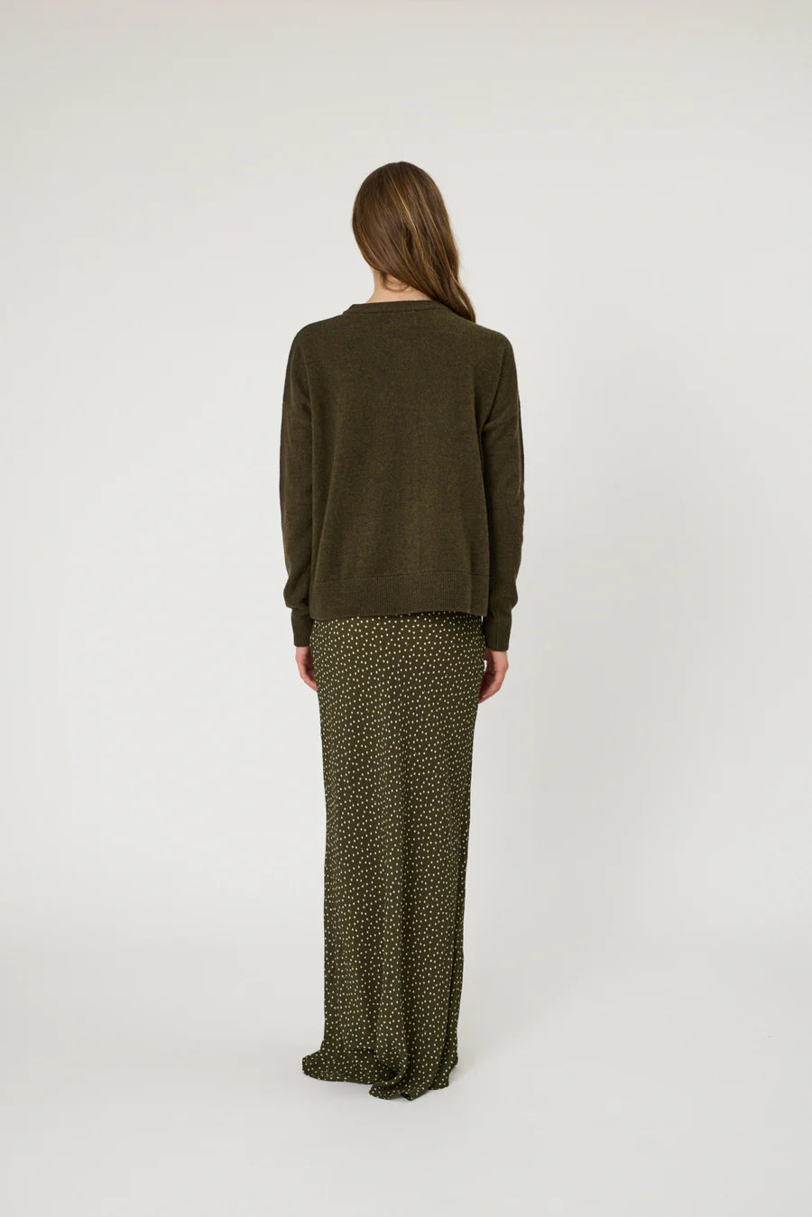 TALI CARDIGAN - OLIVE