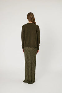 TALI CARDIGAN - OLIVE