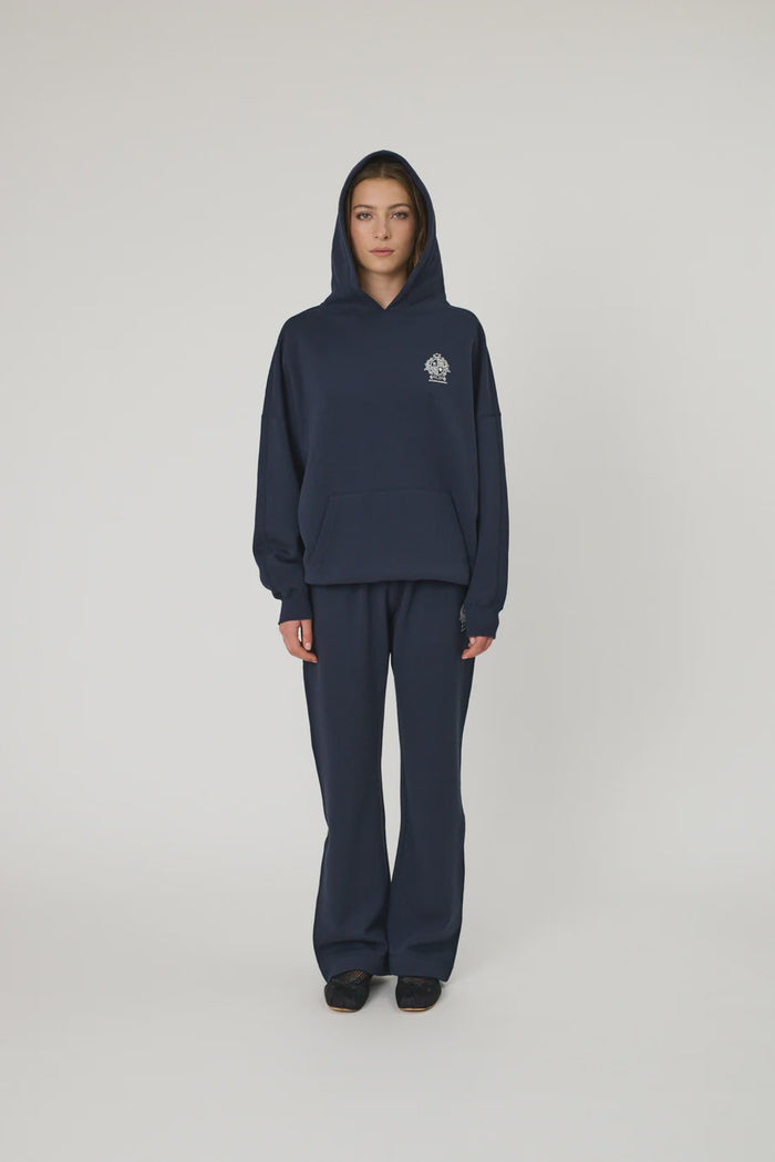 CREST HOOD - INDIGO