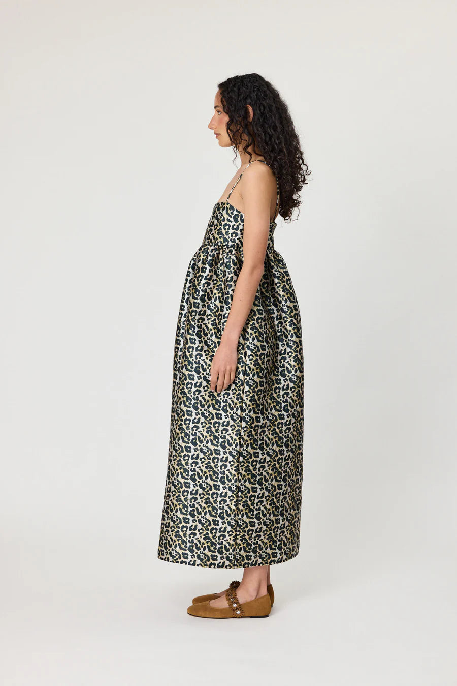 SYDNEY MAXI DRESS - LEOPARD