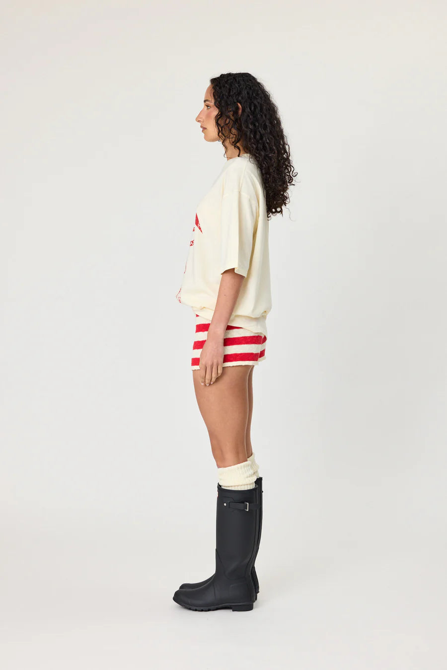 LEOPARD TEE - IVORY