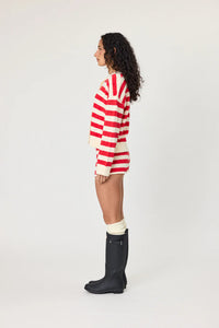 IVY CARDIGAN - CHILLI STRIPE