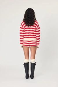 IVY CARDIGAN - CHILLI STRIPE