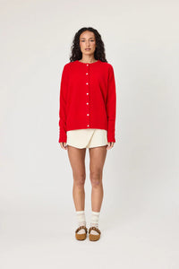TALI CARDIGAN - CHILLI