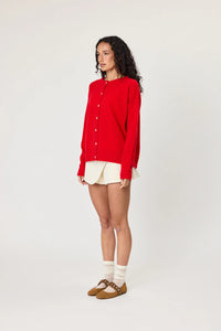 TALI CARDIGAN - CHILLI