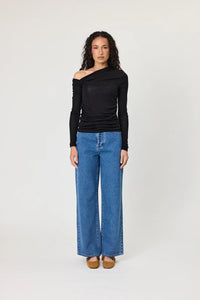 OLIVIA TOP - BLACK