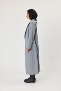 PORTER COAT - GREY STRIPE
