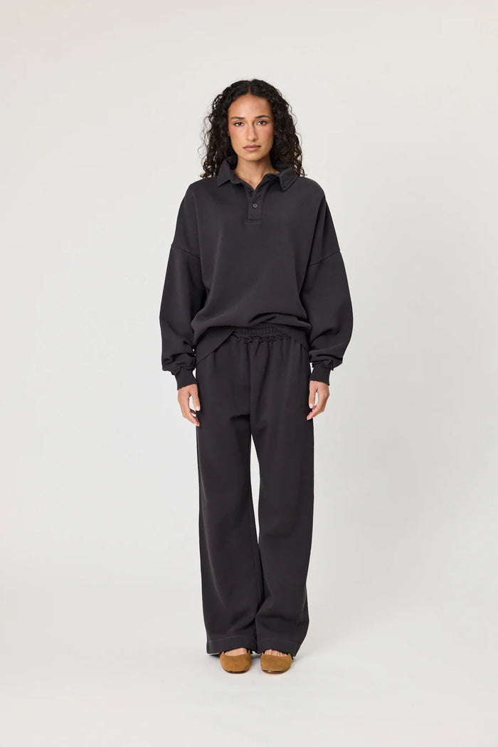 CONRAD JUMPER - WASHED BLACK