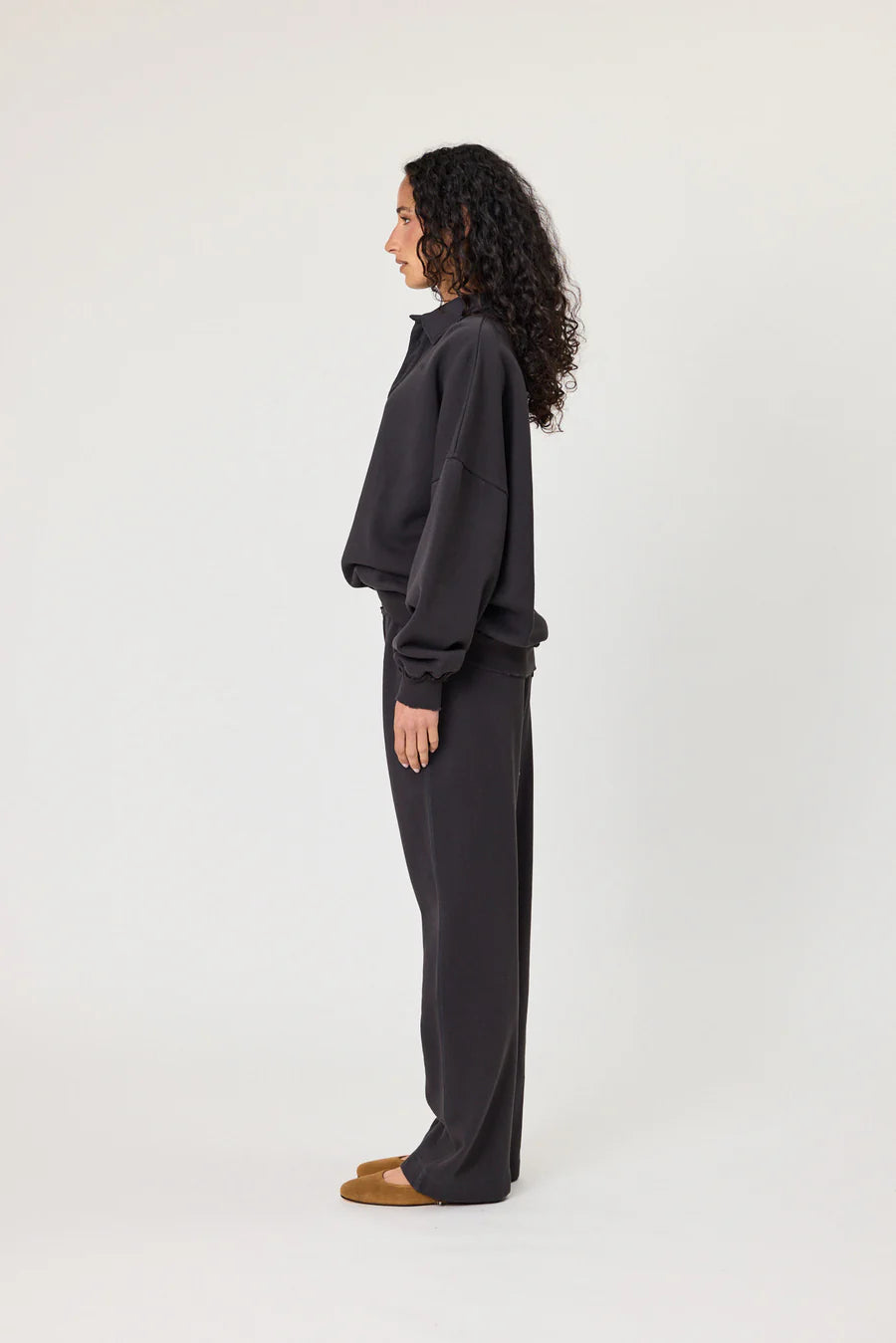 CONRAD JUMPER - WASHED BLACK