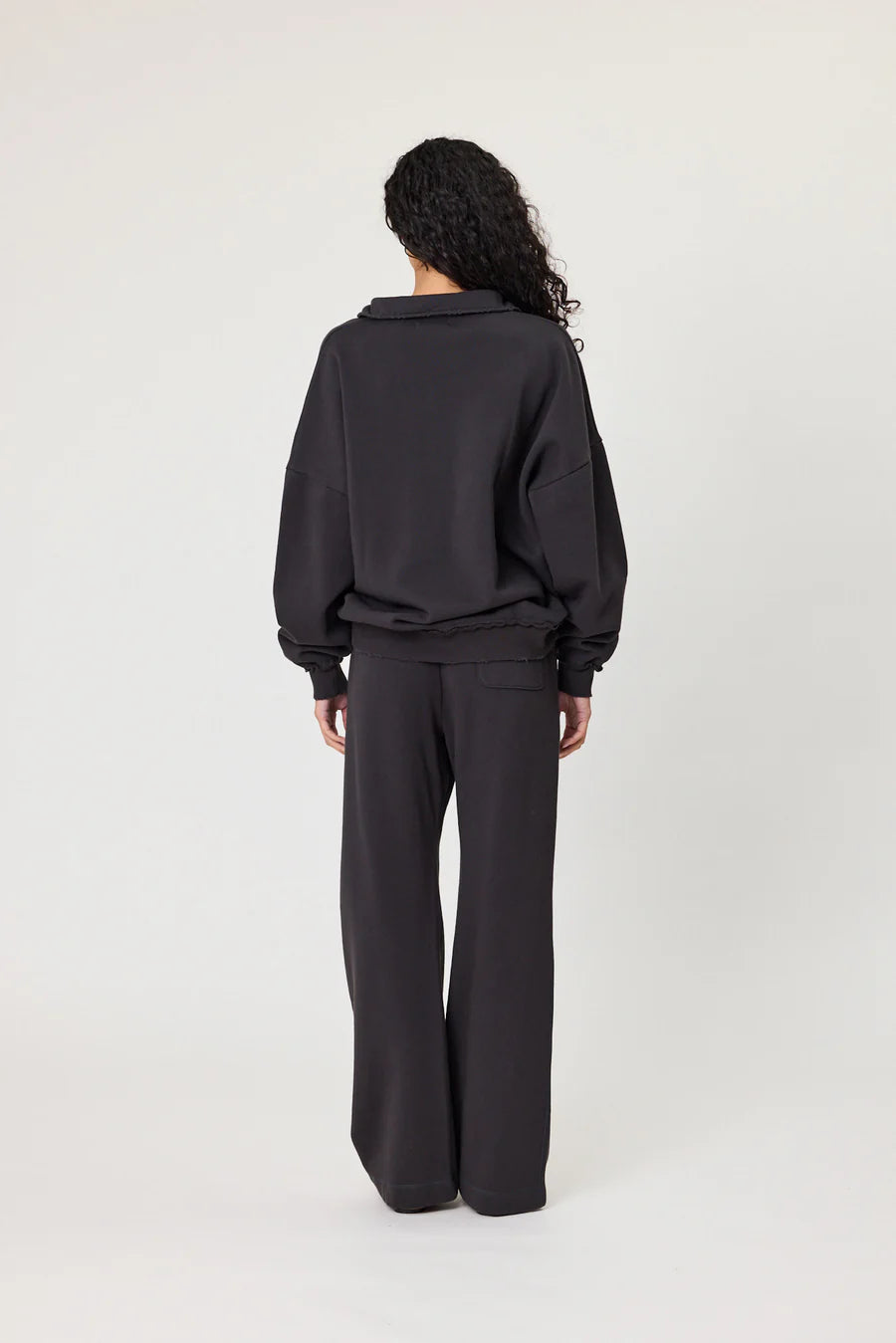CONRAD JUMPER - WASHED BLACK