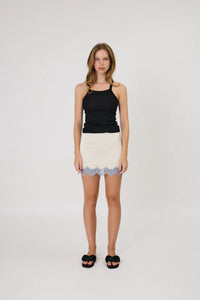 ESME MINI SKIRT - IVORY
