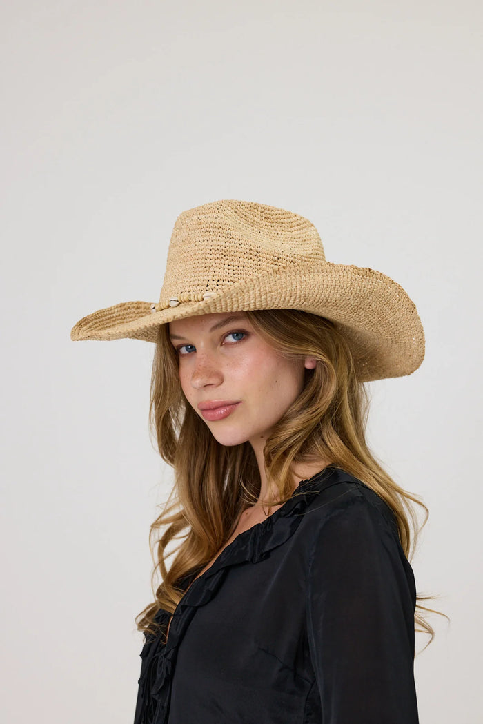 Sara Natural Shell Hat