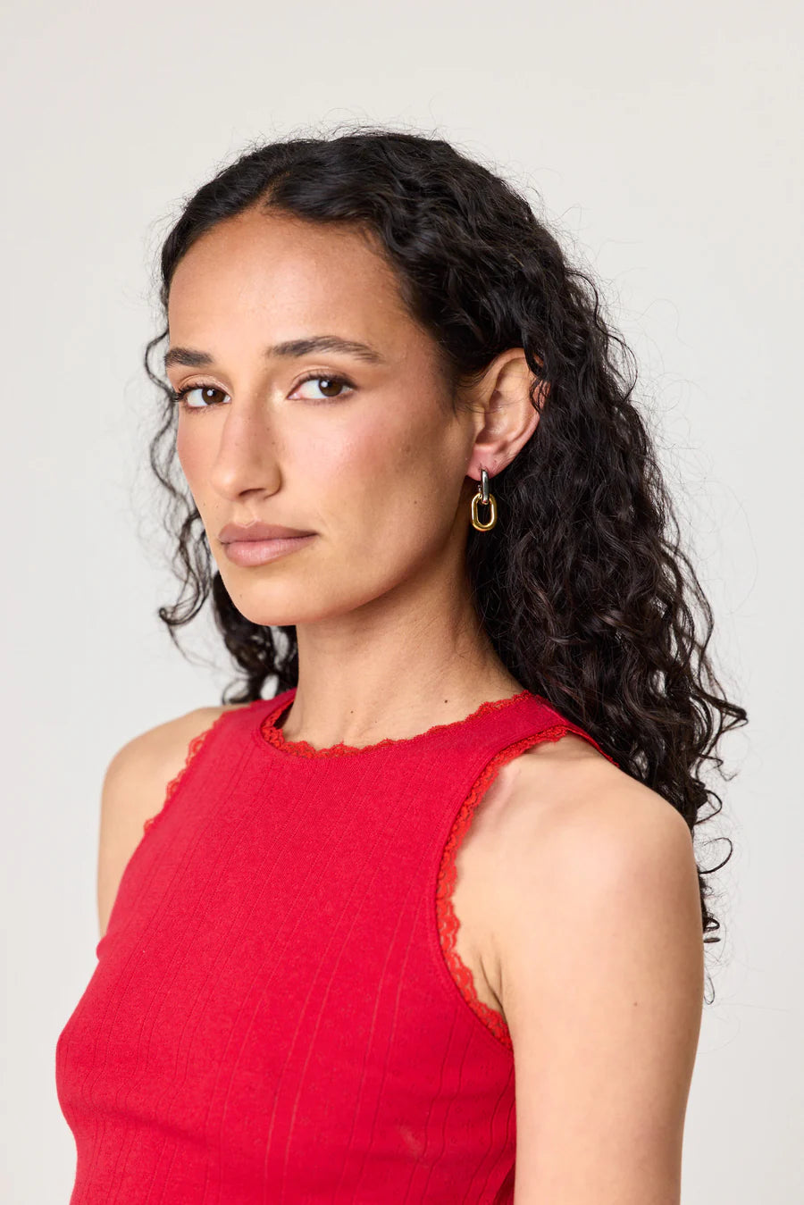 LEA EARRING - GOLD/SILVER