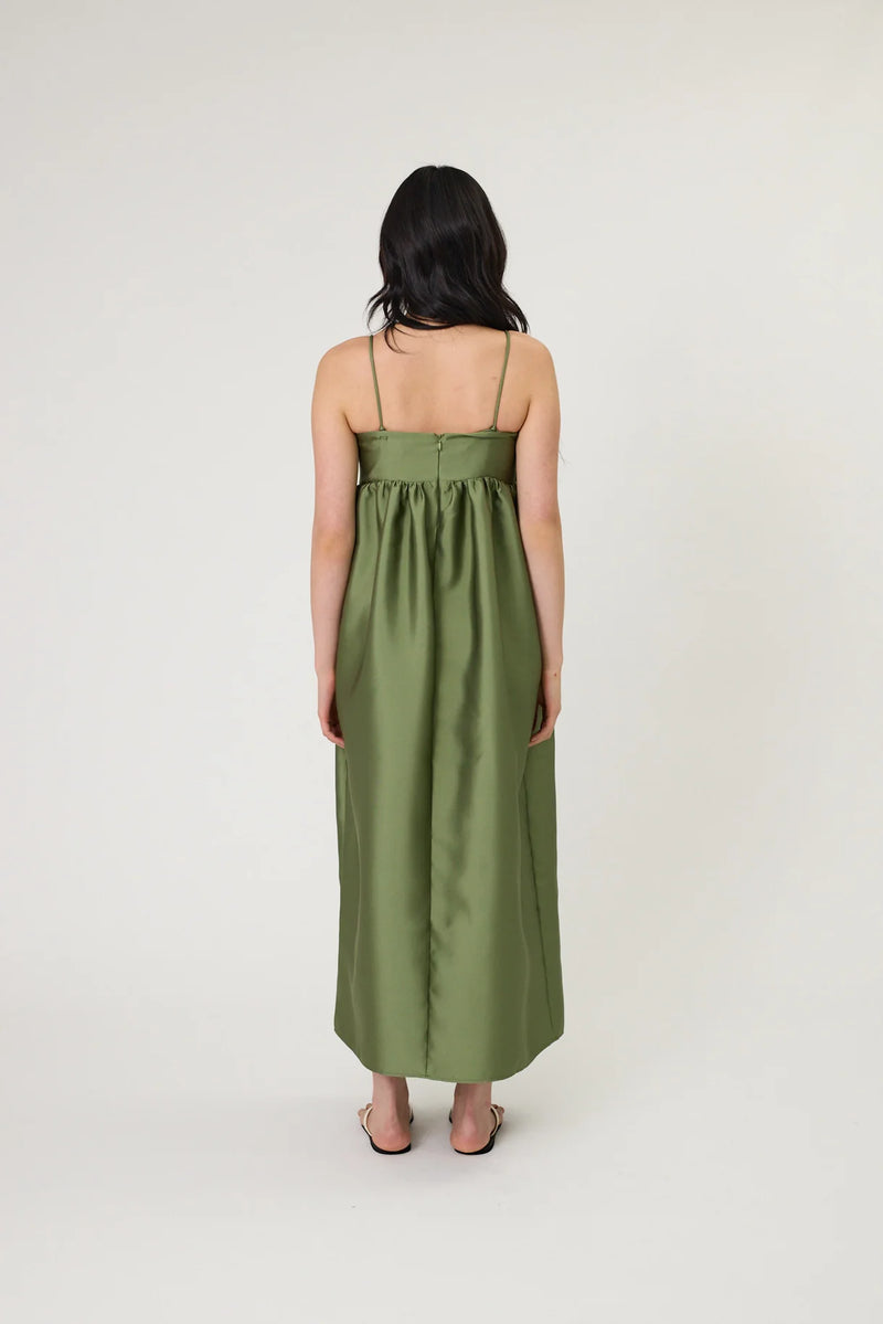 SYDNEY MAXI DRESS - SEAWEED