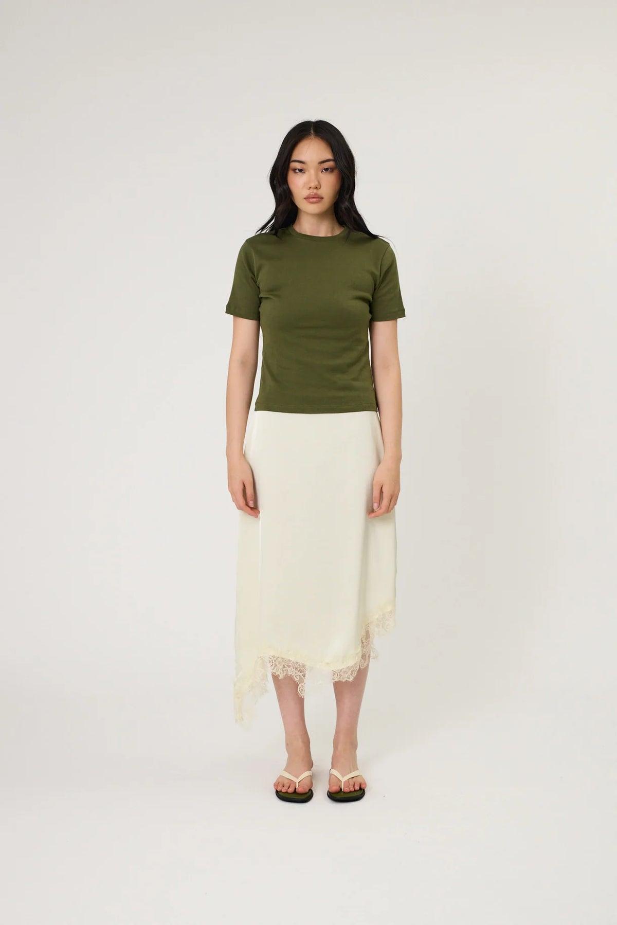 ARDEN TEE - SEAWEED
