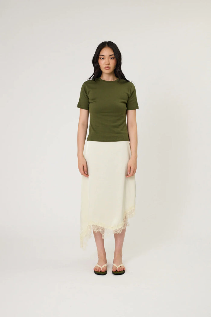 ARDEN TEE - SEAWEED