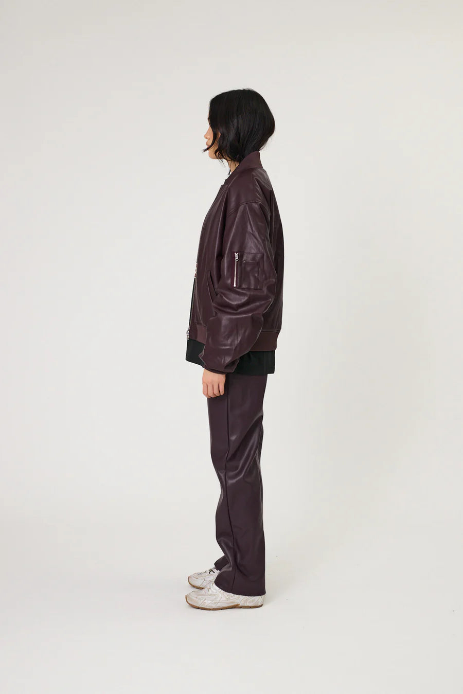 Presley Bomber Jacket - Merlot