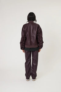 Presley Bomber Jacket - Merlot