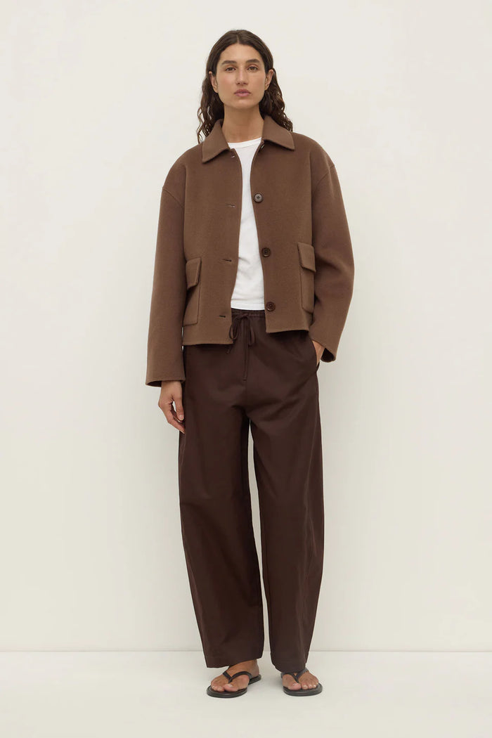 Mya Wool Jacket - Milk Choc