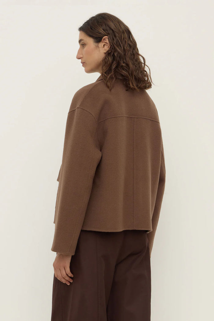 Mya Wool Jacket - Milk Choc
