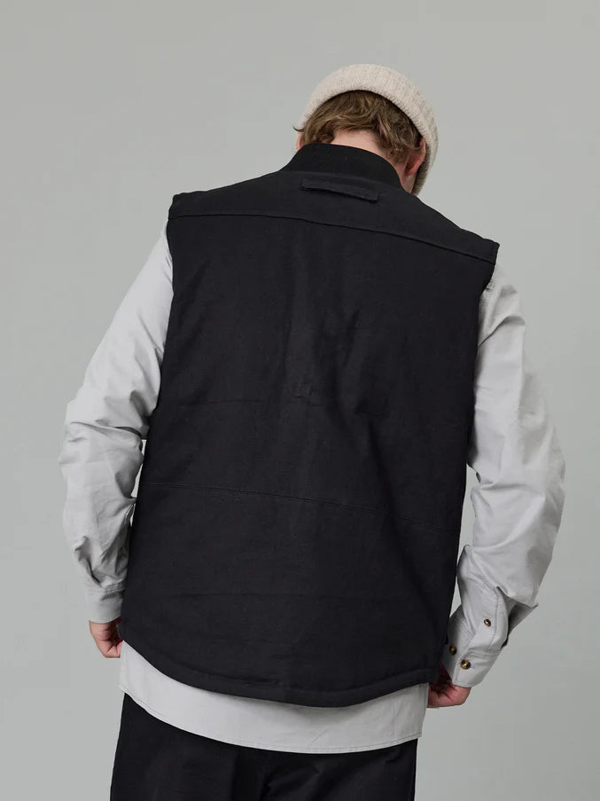 OCEAN WORKS VEST - BLACK
