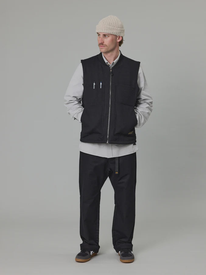 OCEAN WORKS VEST - BLACK