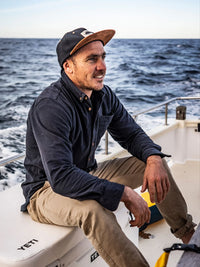 OLD SEA DOG CAP - BLACK/BROWN