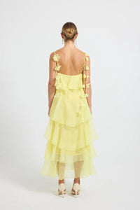Cleo Tiered Maxi - Lemon