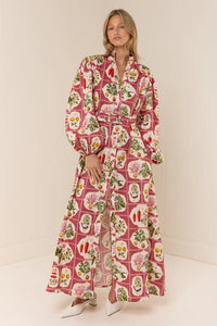 Noddy Dress - Pink Citrus