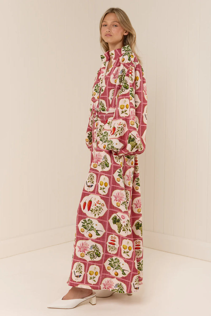 Noddy Dress - Pink Citrus