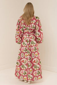 Noddy Dress - Pink Citrus