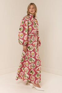 Noddy Dress - Pink Citrus
