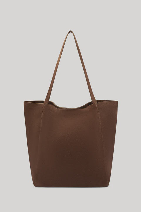 Paige Suede Tote Bag - Amaro